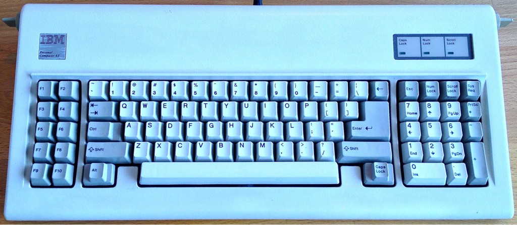 IBM Model M keyboard as supplied with the IBM PC/AT